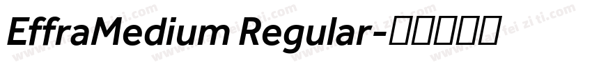 EffraMedium Regular字体转换